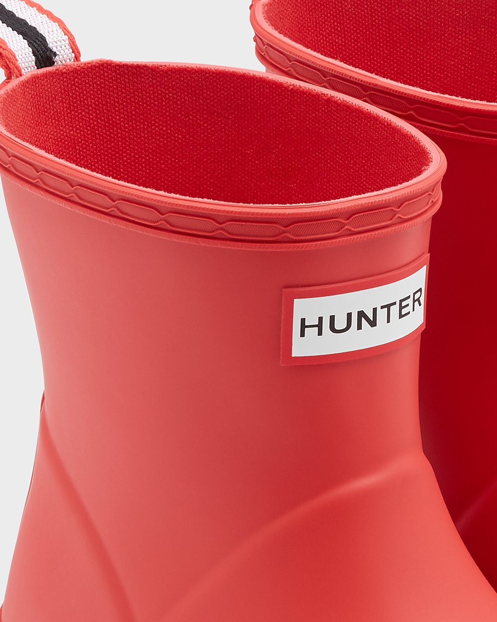 Hunter Mujer Original Short Rain - Play Botas Rojas - 203-CDZTJF